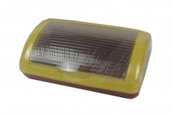домашна потреба от силикон, кутия за храна с капак от пластмаса с датник 19х8,5 см.