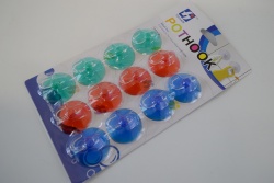 закачалки от пластмаса 9 бр. цветна картинка