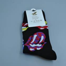 чорапи, качествени, дамски, памучни и вата отгоре 3/4 22-25 см. 4 разцветки(10 бр. в стек, еднакви)