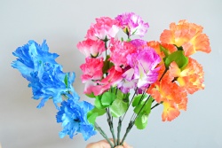 ИЗКУСТВЕНО цвете 32 см. 5 цвята, карамфил (4 бр. в стек)(Промоция- при покупка над 40 бр. базова цена 0,64 лв.)