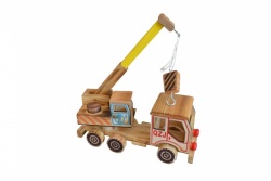 дървена играчка, дайре, цветно 10х4 см. 94-837
