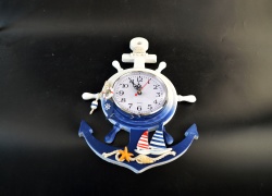 сувенир от текстил и стиропор, часовник- пояс 2 цвята 35 см. морски дизайн