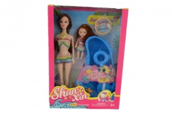 детска играчка от пластмаса, кукла с обувки Girl 25 см.