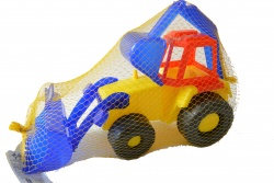 детска играчка от пластмаса, количка със сенник за легнало бебе 50х47х22,5 см. (4 бр. в стек) ТР