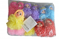 ДЕТСКА играчка от пластмаса, кукла в кутия с дълга плитка и лъскави дрехи 32 см. 190573 (Промоция- при покупка над 8 бр. базова цена 5,35 лв.)