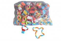 детска играчка от пластмаса Fidget Loop ярка 18х7,5х6,5 см. в кутия (8 бр. в кутия)