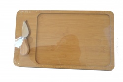 дъска за рязане, дървена с дръжка 34х14 см.