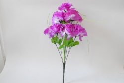 изкуствено цвете, букет със зеленина, мини роза 35 см. (2 бр. в стек)