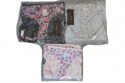 бикини дамски, памучни, дантела XL-XXL- XXL (12 бр. в стек, еднакъв размер) ТР