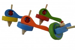 дървена играчка, служебни превозни средства 6 модела 13х7,5х8 см. 93-1103