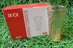 изделие от стъкло, чаши за алкохол 6 бр. 9х8 см. картонена кутия (12 комплекта в кашон)