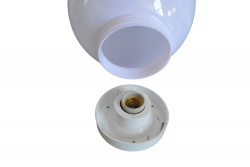 изделие от стъкло, свещник за права или чаена свещ, кръг, функционален 9х3,5 см. (6 бр. в цветна кутия)
