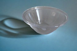 изделие от стъкло, купа, конус 17х7,5 см. YJW-2019-3 (4 бр. в кутия)