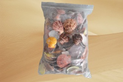 морски естествен сувенир, мида с перли, естествена около 15 см. (опаковани х 5 бр. в пакет, различни размери)
