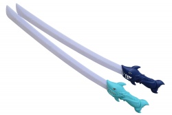 детска играчка, светеща, меч, акула  от пластмаса 71 см. 2 цвята 207