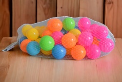 детска играчка, пластмасов сладолед, изстрелва дунапренена топка 16х6 см. 3 разцветки (24 бр. в стек)