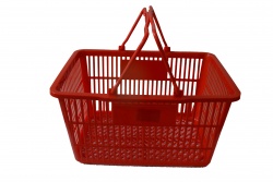 кошница за пазаруване в магазин 44х32х20 см.