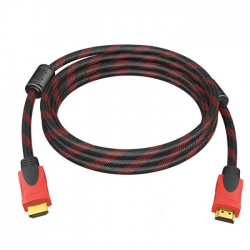 ТВ. аксесоар, кабел,  HDMI - HDMI 1,5м. в пакет (Промоция- при покупка над 10 бр. базова цена 1,90 лв.)