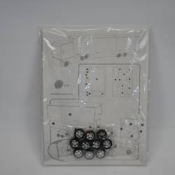 пъзел 3D от картон мини 4х6 см. (200 бр. в плик, продава се само на стек)
