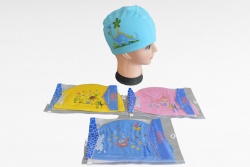 плувна шапка, детска от 3 до 10 години Cossa 4 цвята (480 бр. в кашон)