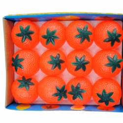 ЛЕПЯЩО топче- мандарина 6 см. (12 бр. в кутия) (Промоция- при покупка над 36 бр. базова цена 0.66 лв.)