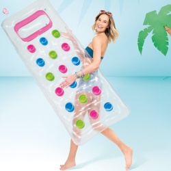 надуваем дюшек с прозорче 188 х 71 см. 2 цвята Intex клас А в кутия (12бр. в кашон)