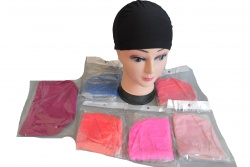 шапка за плуване, детска текстил 21х12 см. 7 цвята