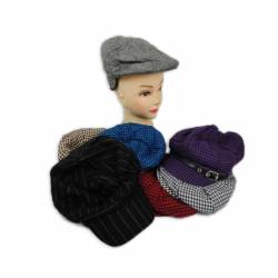 шапка, зимна, детска, ватирана с ушанки (4 бр. в стек) ТР