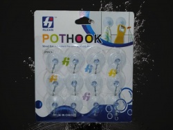 ВАКУУМНИ закачалки, прозрачни 12 бр. х 3 см. метален бастун (Промоция- при покупка над 10 комплекта, базова цена 0,49 euro)