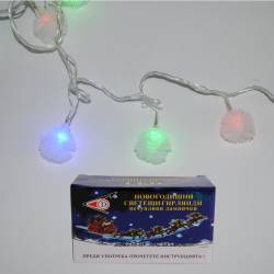 новогодишни лампи 13-034 C линия, топки 28л. цветни (с всички изисквания и сертификати)(мах. отстъпка 10)