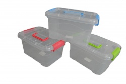 домашна потреба, кутии с капак 2 бр. пластмасови 20х10х12,5 см.