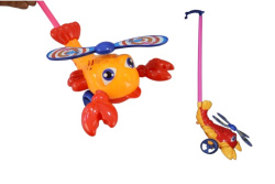 детска играчка от пластмаса, карачка- рак с перка 928-7
