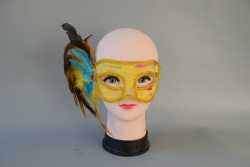 маска, мека материя, грозна с коса, различни модели 24х15 см.