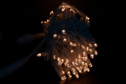 новогодишни лампи, студена светлина, външни 100 л. LED 10 м. (мах. отстъпка 10)