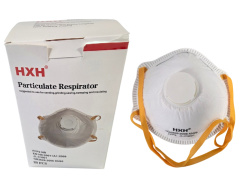 ПРАХОВА маска от плат с ластик, филтър и дунапрен CE EN149, 2001, FFP3(Промоция- при покупка над 60 бр. базова цена 0,33 euro)(20 бр. в стек)