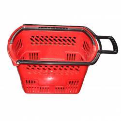 количка- кошница за пазаруване в магазин на колелца 38х50 см.