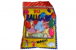 балони 50 бр. пастелни цветове 1,8 гр.