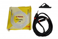 аудио кабел, въже 100 см. 3,5 AUX в кутия