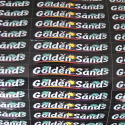лепенки- Златни пясъци 6,5х1,5 см. 104 бр.