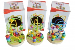 дървена играчка, домино, плодове в кутия 15х5х2 см.
