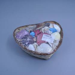 керамичен сувенир, русалка 17 см. 3 разцветки (6 бр. в кутия)