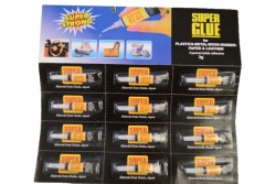 ЛЕПИЛО каноколит SUPER GLUE 1,5 гр. 12 бр. (Промоция- при покупка над 20 бр. базова цена 2,00 лв. а на кашон 100 бр. 1,95 лв.)