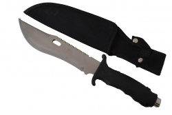 ДЖОБЕН нож, сгъваем, черен с тока, пластмасова дръжка 19 см. (12 бр. в кутия)(Промоция- при покупка над 12 бр. базова цена 1,50 лв.)
