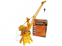 детска играчка от пластмаса, кран с радиоконтрол 23х37х12,5 см. (R8)