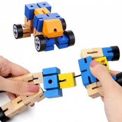 дървена играчка, летвички за нареждане wiss toy голям