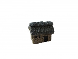 сувенир от полеризин, кула от замък, кръг 6х4х4 см. 215