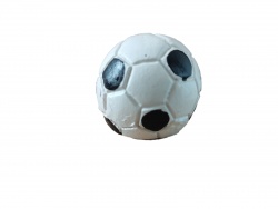 сувенир от полеризин, футболна топка 4х4 см. (6 бр. в кутия)