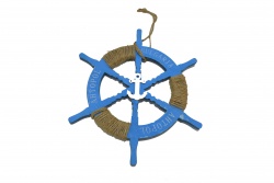 сувенир, дървена основа MDF морско изделие 11х10 см. Ahtopol (6 модела, микс) морски дизайн