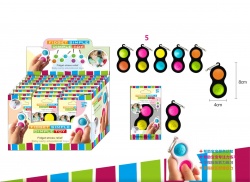 детска играчка от пластмаса Simple Dimple 2- ка 8 см. черен 24 бр. в пакет (R8)