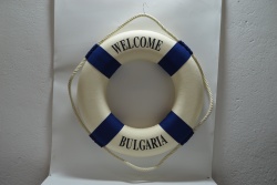 национален ключодържател Bulgaria, рул от метал Bulgaria 7х5 см. (12 бр. в стек)